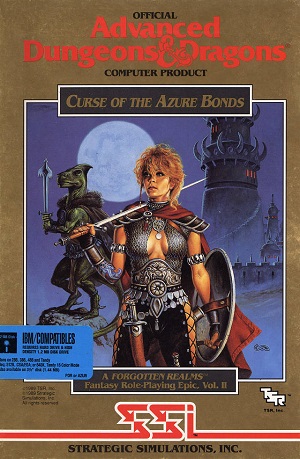 Curse of the Azure Bonds Poster